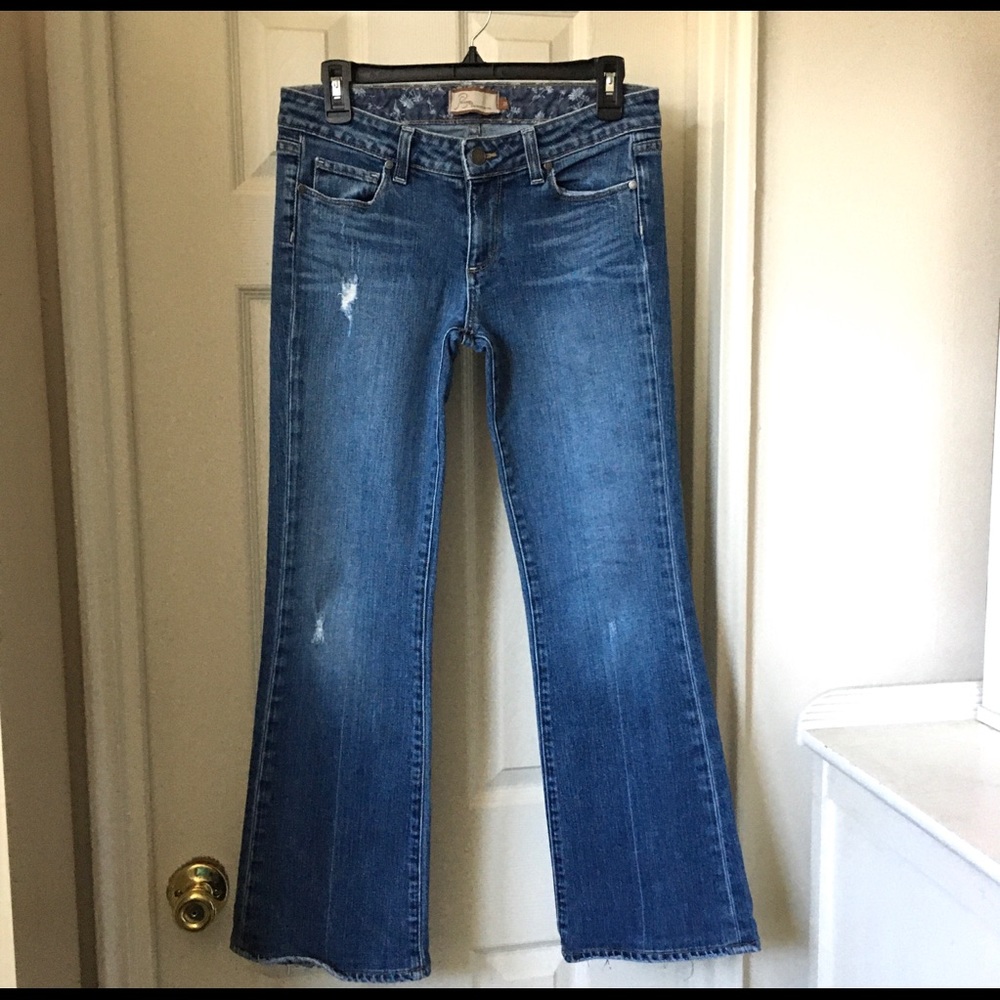 Sexy PAIGE Laurel Canyon bootcut flare jeans sz 28